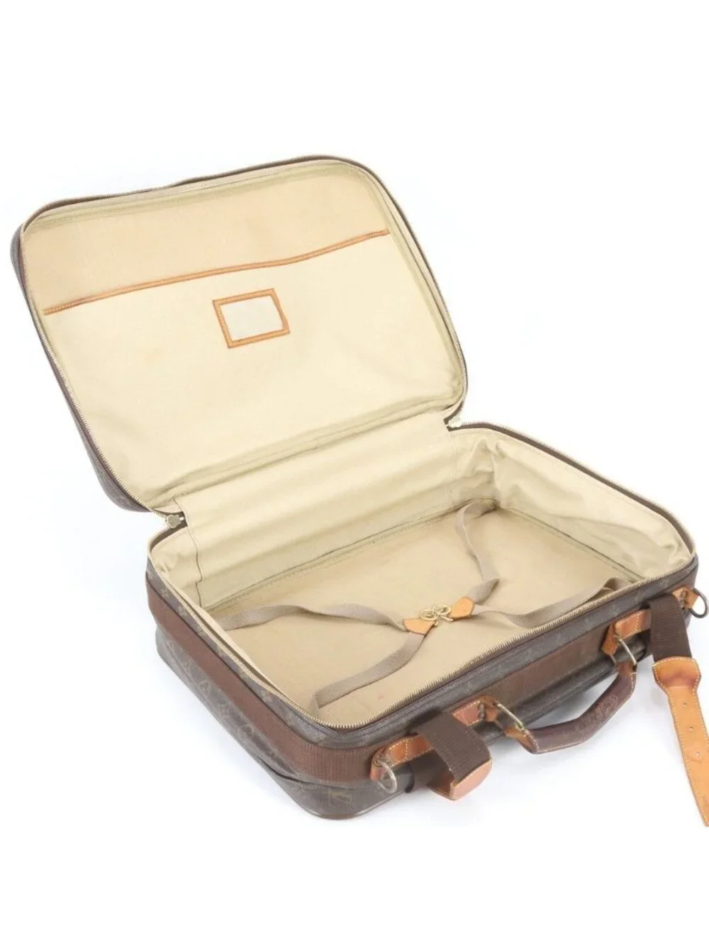 Louis Vuitton Monogram Satellite Leather Boston Bag Cali